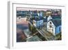 The South End at Dawn, Portsmouth, New Hampshire-Jerry & Marcy Monkman-Framed Photographic Print