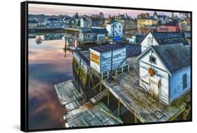 The South End at Dawn, Portsmouth, New Hampshire-Jerry & Marcy Monkman-Framed Stretched Canvas