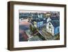 The South End at Dawn, Portsmouth, New Hampshire-Jerry & Marcy Monkman-Framed Photographic Print