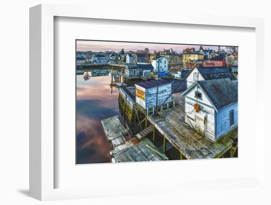 The South End at Dawn, Portsmouth, New Hampshire-Jerry & Marcy Monkman-Framed Photographic Print