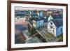 The South End at Dawn, Portsmouth, New Hampshire-Jerry & Marcy Monkman-Framed Photographic Print