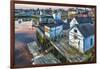 The South End at Dawn, Portsmouth, New Hampshire-Jerry & Marcy Monkman-Framed Photographic Print