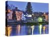 The South End of Portsmouth, New Hampshire-Jerry & Marcy Monkman-Stretched Canvas