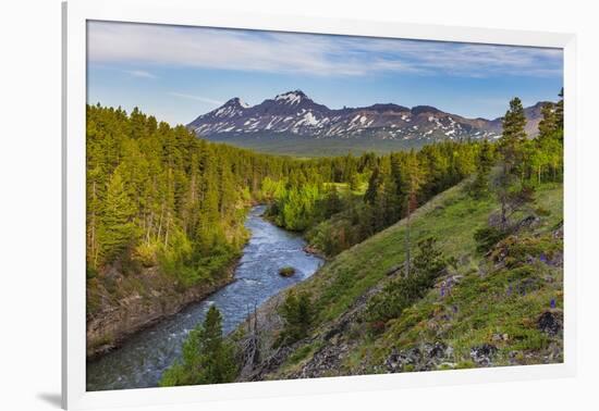 The South Fork of the Two Medicine River in the Lewis and Clark National Forest, Montana, USA-Chuck Haney-Framed Photographic Print