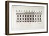 The South Front of Chatsworth' from 'Vitruvius Britannicus or the British Architect' by Colen Campb-null-Framed Giclee Print