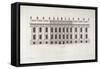 The South Front of Chatsworth' from 'Vitruvius Britannicus or the British Architect' by Colen Campb-null-Framed Stretched Canvas