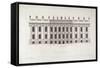 The South Front of Chatsworth' from 'Vitruvius Britannicus or the British Architect' by Colen Campb-null-Framed Stretched Canvas