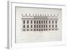 The South Front of Chatsworth' from 'Vitruvius Britannicus or the British Architect' by Colen Campb-null-Framed Giclee Print