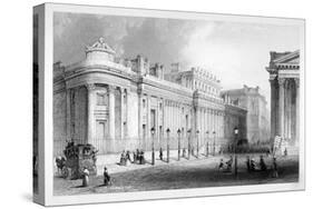 The South Front of the Bank of England, City of London, C1830-Thomas Hosmer Shepherd-Stretched Canvas