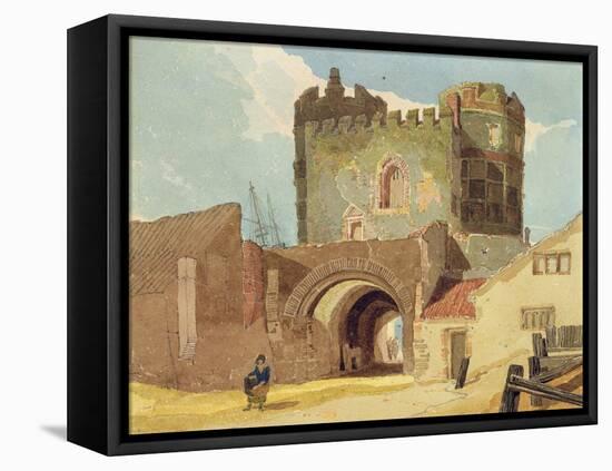 The South Gate, Great Yarmouth, Norfolk-John Sell Cotman-Framed Stretched Canvas