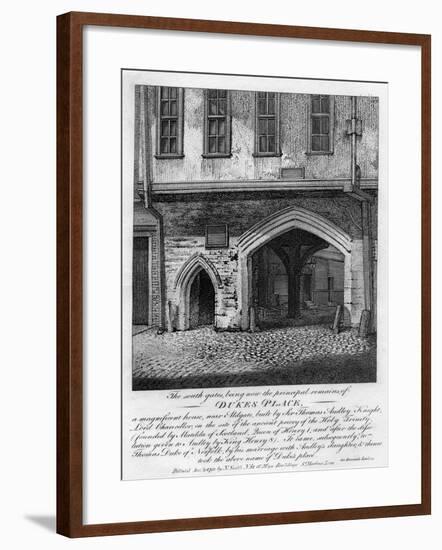 The South Gates, Dukes Place, Near Aldgate, London, 1793-null-Framed Giclee Print