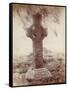 The South High Cross, Kells, Co. Meath, Ireland (Sepia Photo)-Robert French-Framed Stretched Canvas