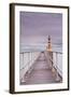 The South Jetty Lighthouse in Amble-Julian Elliott-Framed Photographic Print