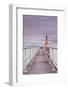 The South Jetty Lighthouse in Amble-Julian Elliott-Framed Photographic Print