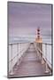 The South Jetty Lighthouse in Amble-Julian Elliott-Mounted Photographic Print