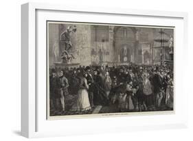 The South Kensington Museum on Whit Monday-Charles Joseph Staniland-Framed Giclee Print