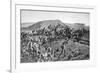 The South Lancashires Storming the Boer Trenches at Pieters Hill, Natal, 1900-William Barnes Wollen-Framed Giclee Print