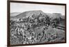 The South Lancashires Storming the Boer Trenches at Pieters Hill, Natal, 1900-William Barnes Wollen-Framed Giclee Print