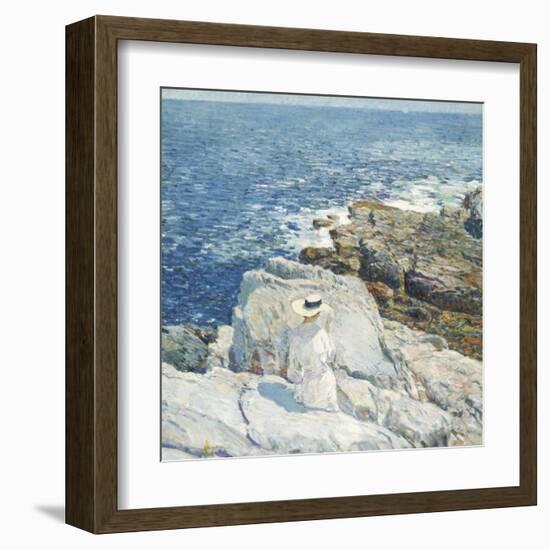 The South Ledges, Appledore, 1913-Childe Hassam-Framed Art Print