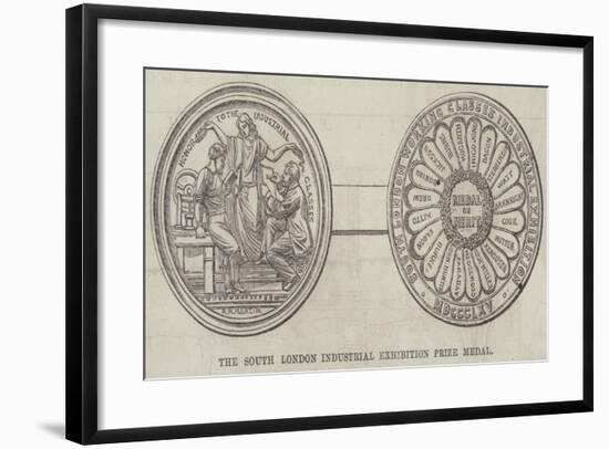 The South London Industrial Exhibition Prize Medal-null-Framed Giclee Print