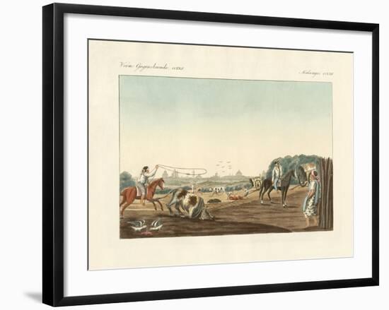 The South of Matadero, One of the Public Slaughterhouses of Buenos Aires-null-Framed Giclee Print