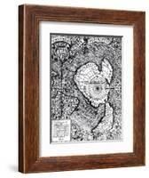 The South Pole, Detail from the "Mappamonde a Projection Cordiforme," 1531-Oronce Fine-Framed Giclee Print
