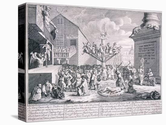 The South Sea Bubble, 1721-William Hogarth-Stretched Canvas