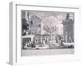 The South Sea Bubble, 1721-William Hogarth-Framed Giclee Print