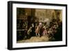 The South Sea Bubble, a Scene in 'Change Alley in 1720-Edward Matthew Ward-Framed Giclee Print