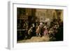 The South Sea Bubble, a Scene in 'Change Alley in 1720-Edward Matthew Ward-Framed Giclee Print