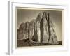 The South Side of Inscription Rock, 1873-Timothy O'Sullivan-Framed Photographic Print