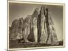 The South Side of Inscription Rock, 1873-Timothy O'Sullivan-Mounted Photographic Print