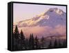 The South Sister at sunset, Deschutes National Forest, Oregon, USA-Charles Gurche-Framed Stretched Canvas