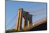 The south tower of the iconic Brooklyn Bridge, New York City, New York-Greg Probst-Mounted Photographic Print