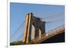 The south tower of the iconic Brooklyn Bridge, New York City, New York-Greg Probst-Framed Photographic Print
