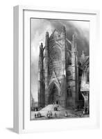 The South Transept of Beauvais Cathedral, France, 1836-Benjamin Winkles-Framed Giclee Print