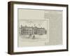 The South West London Polytechnic Institute, to Be Erected in Manresa Road, Chelsea-Frank Watkins-Framed Giclee Print