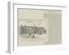 The South West London Polytechnic Institute, to Be Erected in Manresa Road, Chelsea-Frank Watkins-Framed Giclee Print