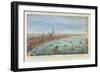 The South West Prospect of London, from Somerset Gardens to the Tower-Thomas Bowles-Framed Giclee Print