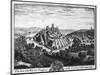 The South-West Prospect of the City of Durham, Circa 1600-null-Mounted Giclee Print