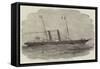 The South-Western Railway Company's New Steam-Ship Havre-Edwin Weedon-Framed Stretched Canvas