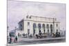 The South-Western Railway Station at Nine Elms Vauxhall, 1856-Thomas Hosmer Shepherd-Mounted Giclee Print