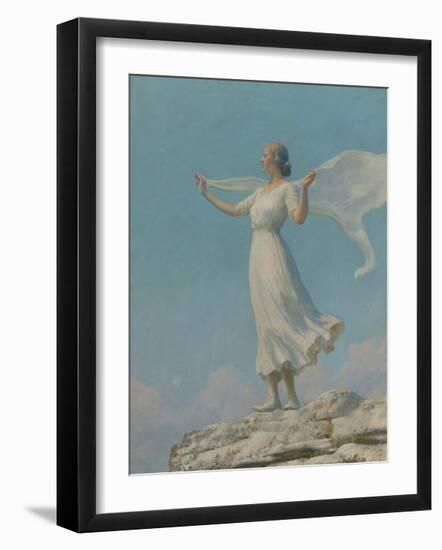 The South Wind-Charles Courtney Curran-Framed Premium Giclee Print