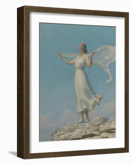 The South Wind-Charles Courtney Curran-Framed Premium Giclee Print