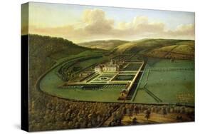The Southeast Prospect of Hampton Court, Herefordshire, c.1699-Leonard Knyff-Stretched Canvas