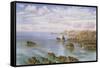 The Southern Coast of Guernsey, 1875 (W/C on Paper)-John Brett-Framed Stretched Canvas