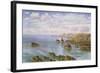 The Southern Coast of Guernsey, 1875 (W/C on Paper)-John Brett-Framed Giclee Print