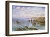 The Southern Coast of Guernsey, 1875 (W/C on Paper)-John Brett-Framed Giclee Print