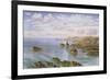 The Southern Coast of Guernsey, 1875 (W/C on Paper)-John Brett-Framed Giclee Print