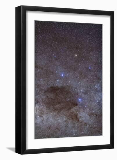 The Southern Cross and Coalsack Nebula in Crux-null-Framed Photographic Print